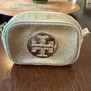 Tory Burch Textured Tan Crossbody Bag